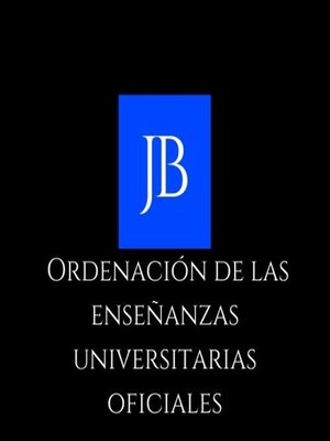 cover image of Ordenación de las enseñanzas universitarias oficiales